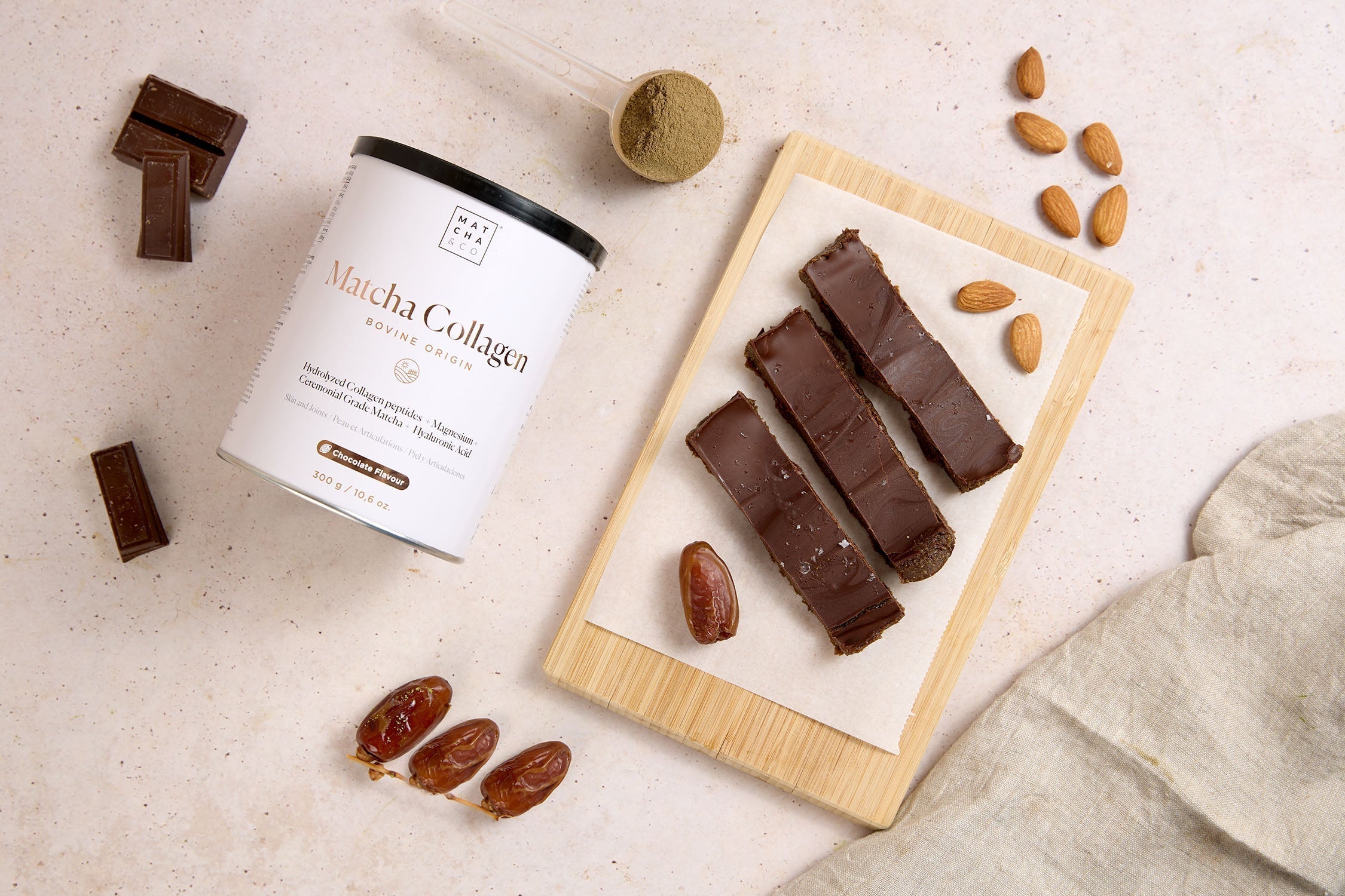 Glow & energy bars – Matcha & CO