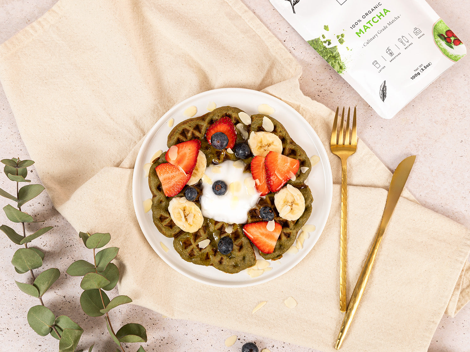 Matcha waffles – Matcha & CO