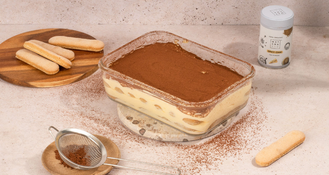 Tiramisu with Spicy Chai tea Matcha & CO