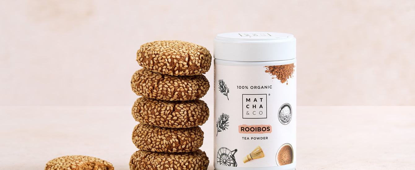 Rooibos sesam cookies Matcha & CO